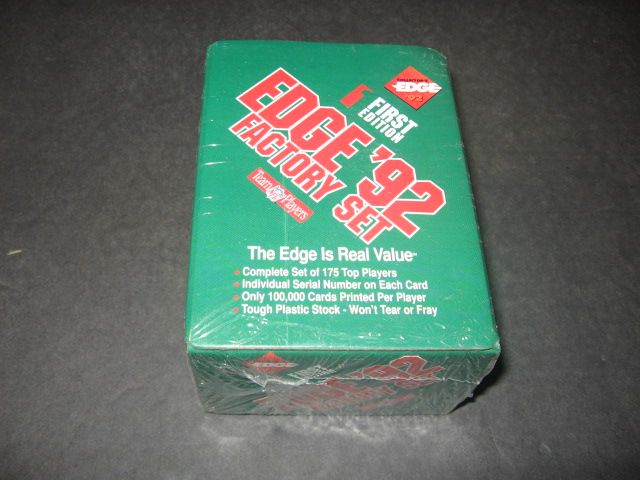 1992 Collectors Edge Football Factory Set