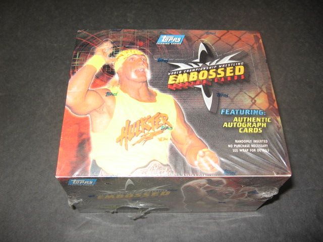 1999 Topps WCW Embossed Wrestling Box (Retail)