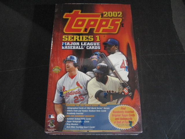 2002 Topps Baseball Series 1 Jumbo Box (HTA)