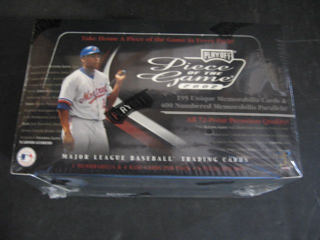 2002 Playoff Piece of the Game Baseball Box (Hobby)