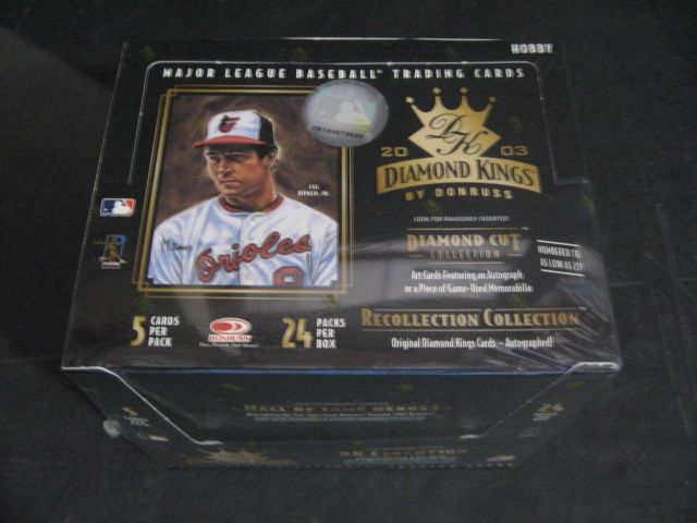 2003 Donruss Diamond Kings Baseball Box (Hobby)