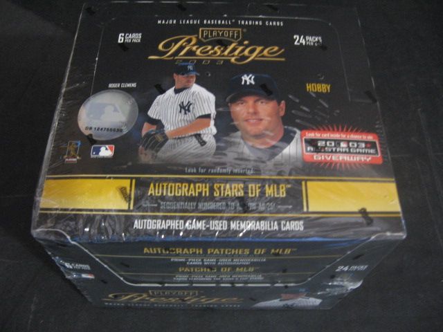 2003 Playoff Prestige Baseball Box (Hobby)