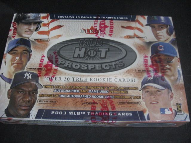 2003 Fleer Hot Prospects Baseball Box (Hobby)