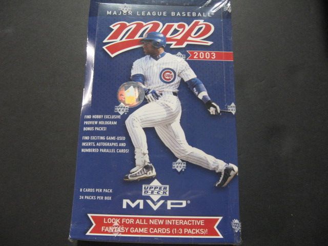 2003 Upper Deck MVP Baseball Box (Hobby)