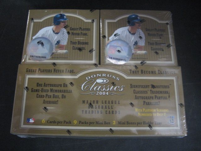 2004 Donruss Classics Baseball Box (Hobby)