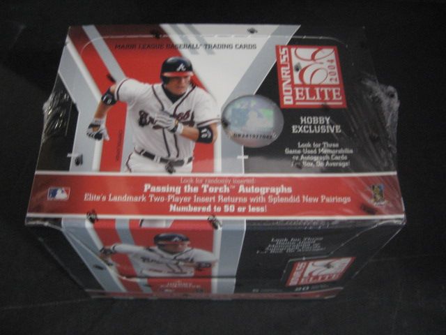 2004 Donruss Elite Baseball Box (Hobby)