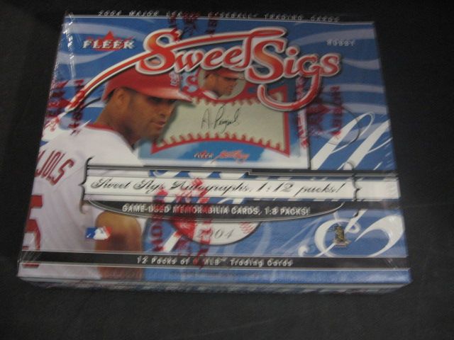 2004 Fleer Sweet Sigs Baseball Box (Hobby)