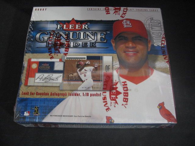 2004 Fleer Genuine Insider Baseball Box (Hobby)
