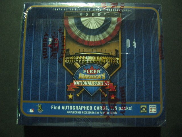 2004 Fleer National Pastime Baseball Box (Hobby)