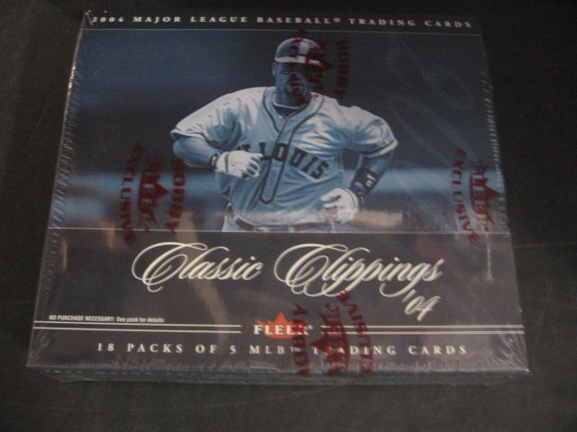 2004 Fleer Classic Clippings Baseball Box (Hobby)