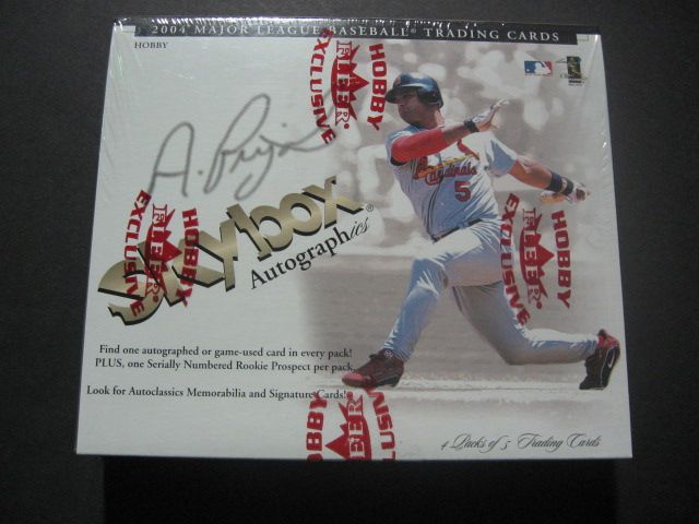 2004 Fleer Skybox Autographics Baseball Box (Hobby)