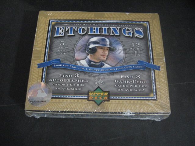 2004 Upper Deck Etchings Baseball Box (Hobby)