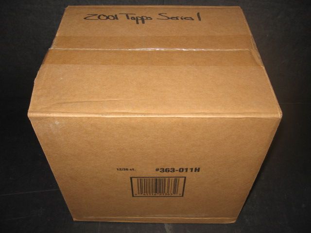 2001 Topps Baseball Series 1 Case (Hobby) (12 Box)