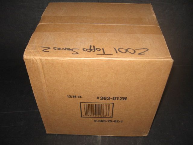 2001 Topps Baseball Series 2 Case (Hobby) (12 Box)