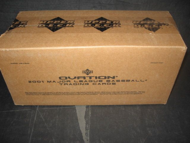 2001 Upper Deck Ovation Baseball Case (Hobby) (12 Box)
