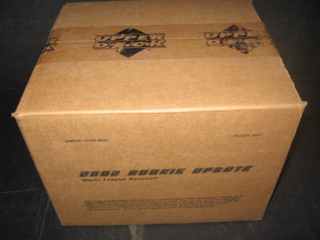 2002 Upper Deck Rookie Update Baseball Case (Hobby) (12 Box)