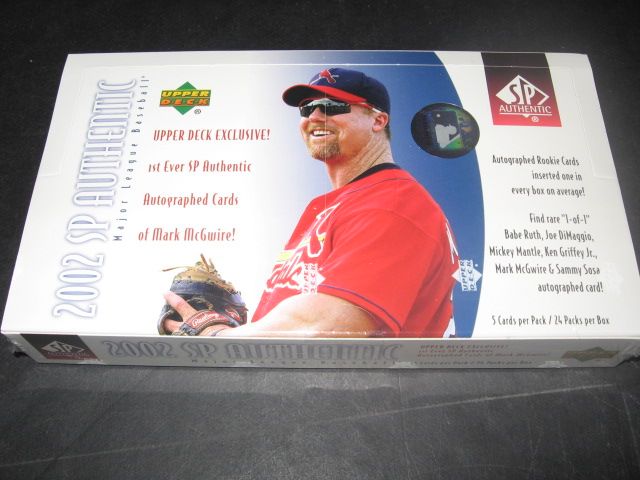 2002 Upper Deck SP Authentic Baseball Box (Hobby)