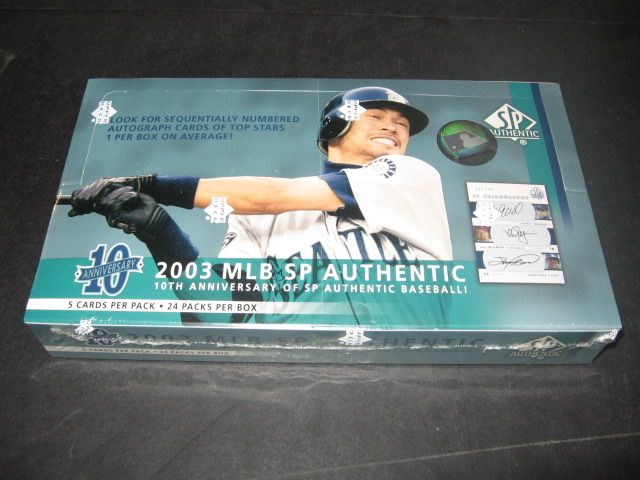 2003 Upper Deck SP Authentic Baseball Box (Hobby)