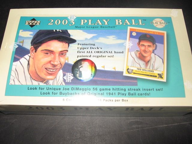 2003 Upper Deck Play Ball Baseball Box (Hobby)
