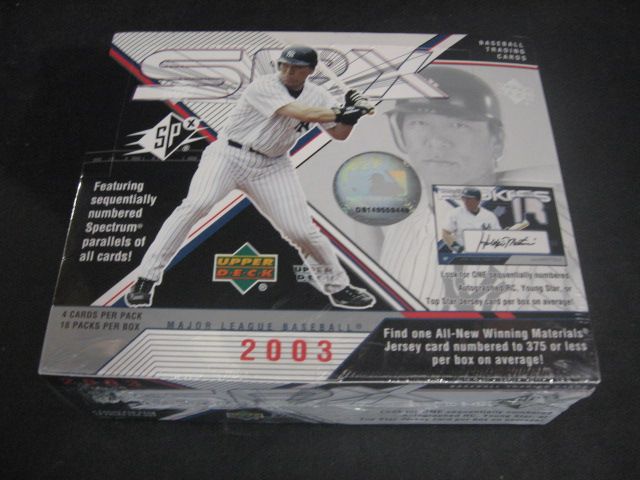 2003 Upper Deck SPx Baseball Box (Hobby)