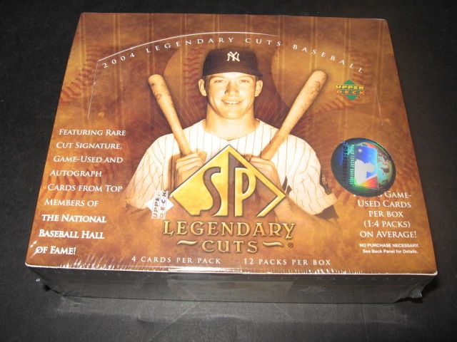 2004 Upper Deck SP Legendary Cuts Baseball Box (Hobby)