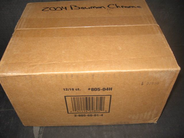 2004 Bowman Chrome Baseball Case (Hobby) (12 Box)