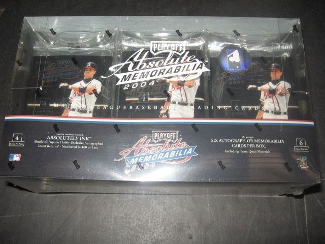 2004 Playoff Absolute Memorabilia Baseball Box (Hobby)