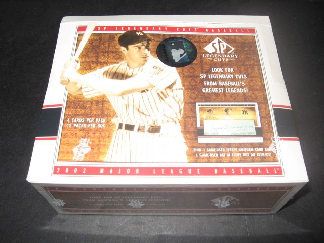 2002 Upper Deck SP Legendary Cuts Baseball Box (Hobby)