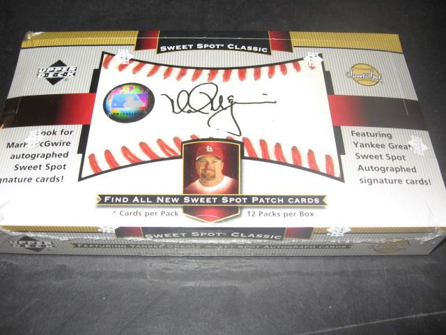 2003 Upper Deck Sweet Spot Classics Baseball Box (Hobby)