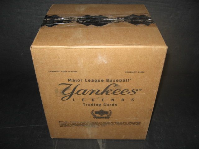 2000 Upper Deck Yankee Legends Baseball Case (Hobby) (14 Box)