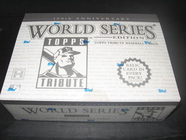 2003 Topps Tribute Baseball World Series Edition Box (Hobby)