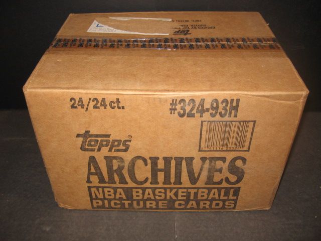1992 Topps Archives Basketball Case (24 Box) (324-93H)