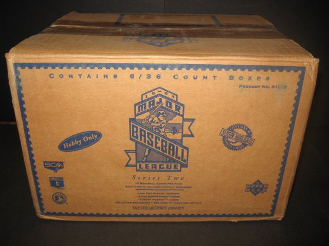 1993 Upper Deck Baseball Series 2 Case (6 Box)
