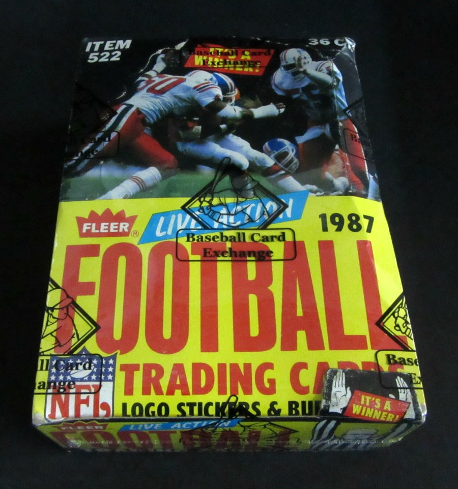 1987 Fleer Football Unopened Wax Box (BBCE)