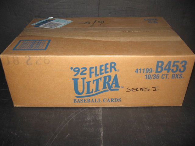 1992 Fleer Ultra Baseball Series 1 Case (10 Box)