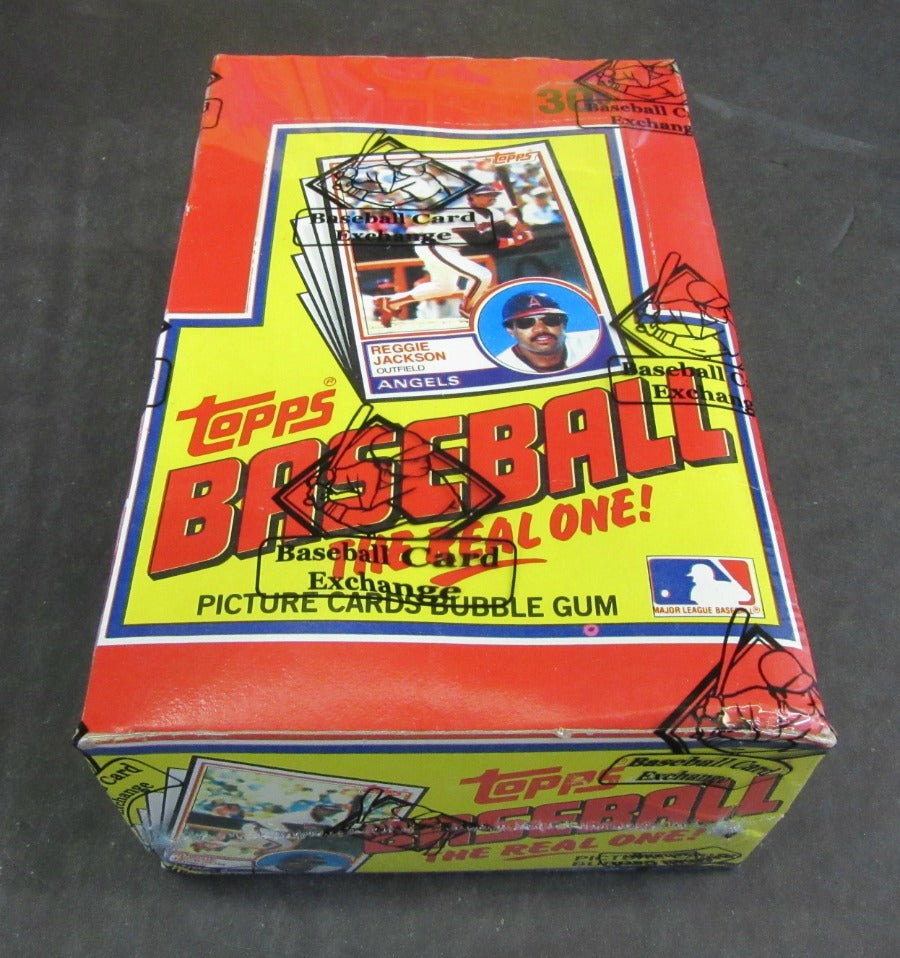 1983 Topps Baseball Unopened Michigan Test Box (BBCE) (Non X-Out)