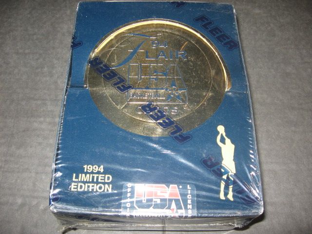 1994 1994/95 Fleer Flair USA Basketball Box