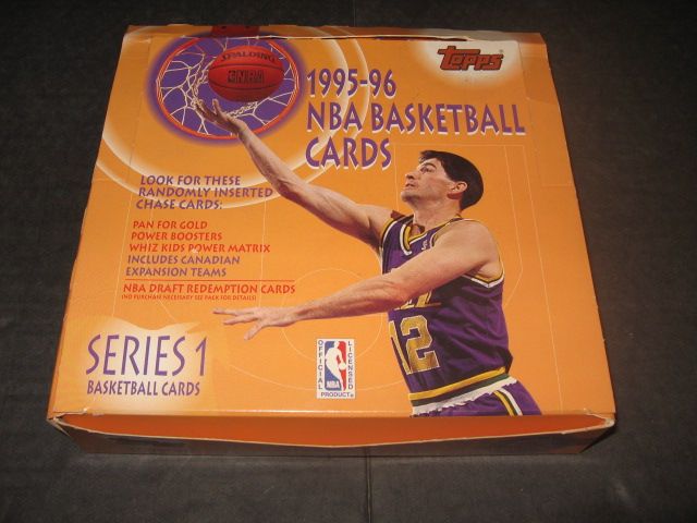 1995/96 Topps Basketball Series 1 Jumbo Box