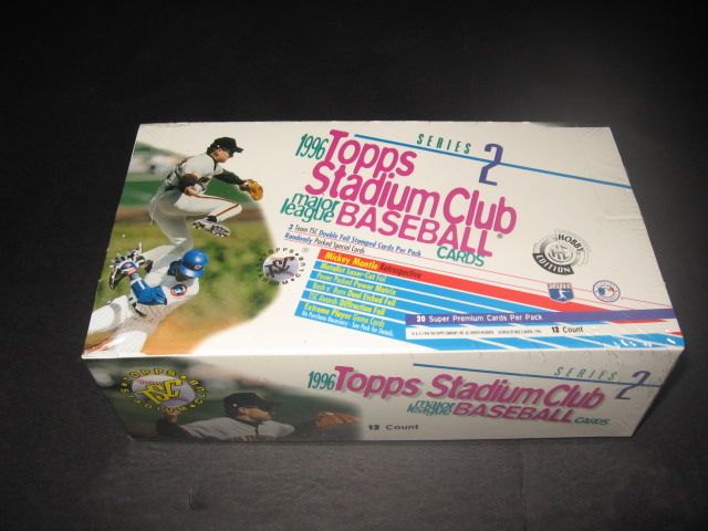 1996 Topps Stadium Club Baseball Series 2 Jumbo Box (Hobby) (12/20)