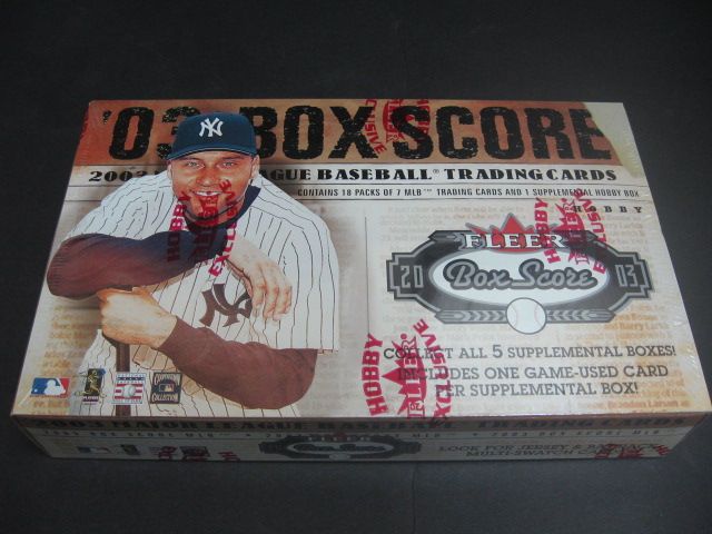 2003 Fleer Box Score Baseball Box (Hobby)