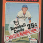 1975 Topps Baseball Unopened Cello Pack w/ Yount Top