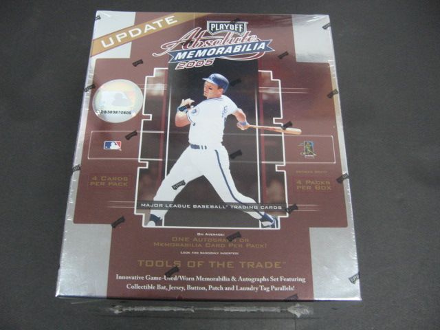 2005 Playoff Absolute Memorabilia Update Baseball Box