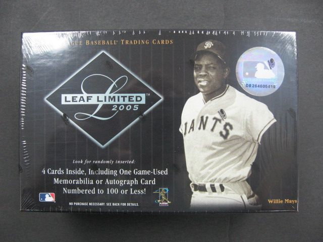 2005 Leaf Limited Baseball Box (Hobby)