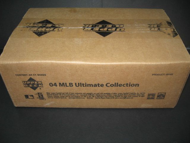 2004 Upper Deck Ultimate Collection Baseball Case (Hobby) (4 Box)