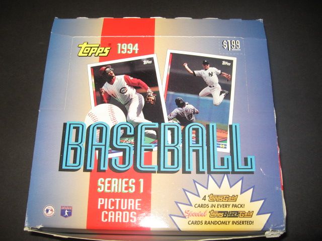 1994 Topps Baseball Series 1 Jumbo Box (24/29)