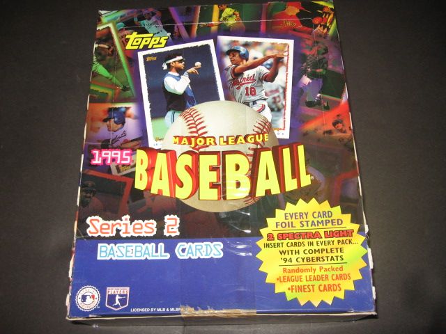 1995 Topps Baseball Series 2 Rack Box