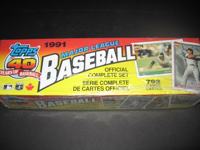 1991 OPC O-Pee-Chee Baseball Factory Set
