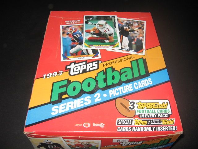 1993 Topps Football Series 2 Rack Box