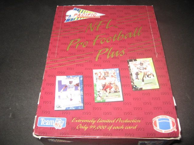 1993 Pacific Plus Football Box