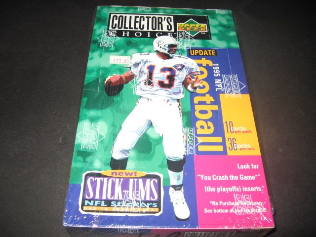 1995 Upper Deck Collector's Choice Football Update Box (36/10)